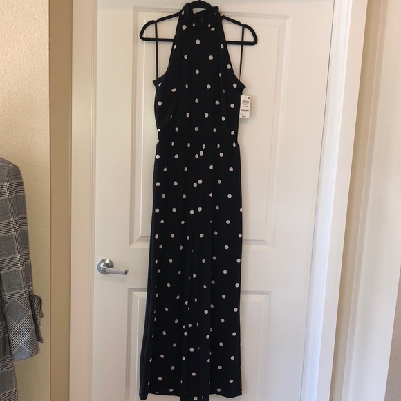 INC International Concepts Pants - INC black and white polkadot jumpsuit.